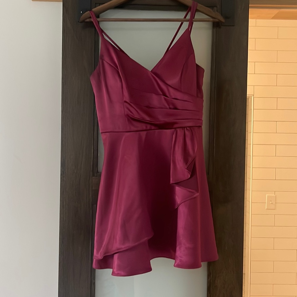 Reddish Purple “homecoming” dress